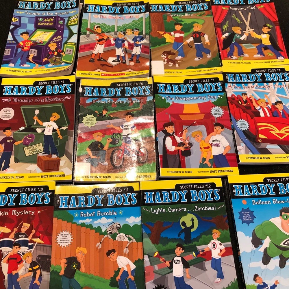 Hardy boys books #1-13, missing #12